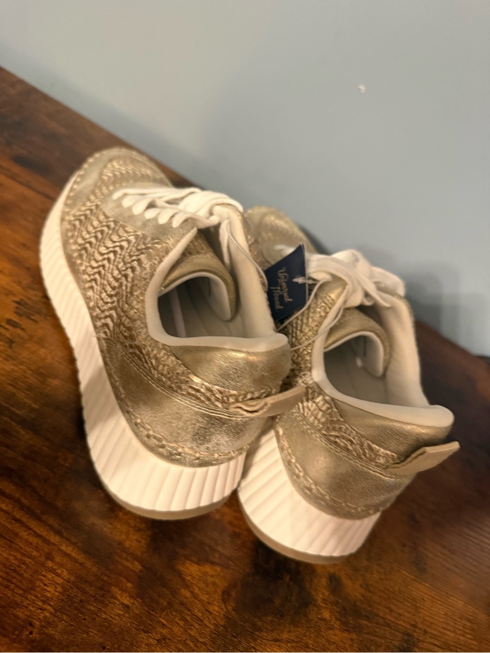 Target Gold Metallic Women's Athletic Sneakers